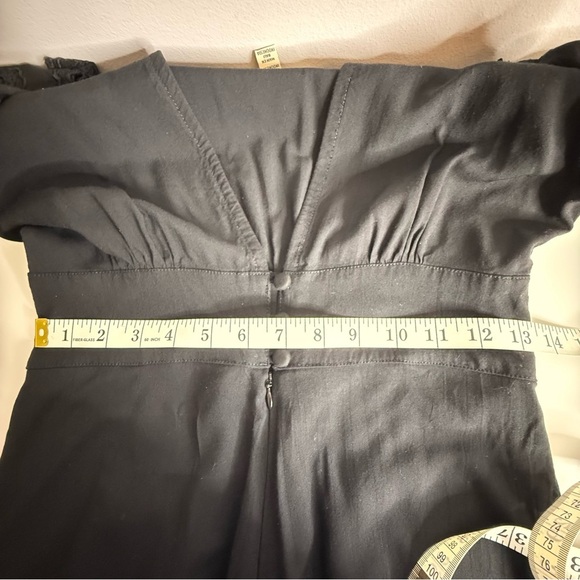 Cleobella Black Embroidered Jumpsuit Boho style lightweight - Small - Picture 12 of 13